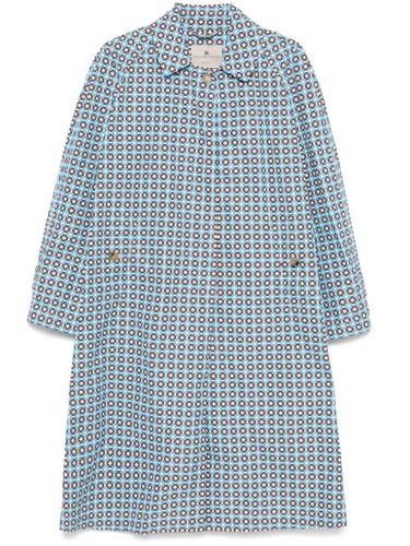 Trench à imprimé géométrique - Ermanno Scervino - Modalova
