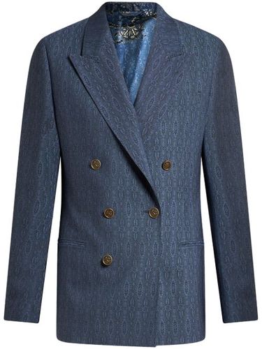 Blazer à boutonnière croisée - ETRO - Modalova