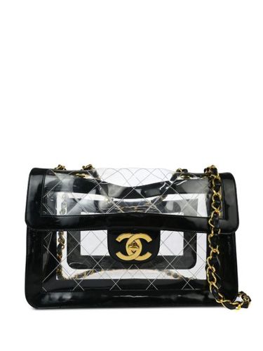 Grand sac porté épaule à rabat (1995) - CHANEL Pre-Owned - Modalova
