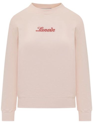 Lanvin sweat à logo brodé - Rose - Lanvin - Modalova