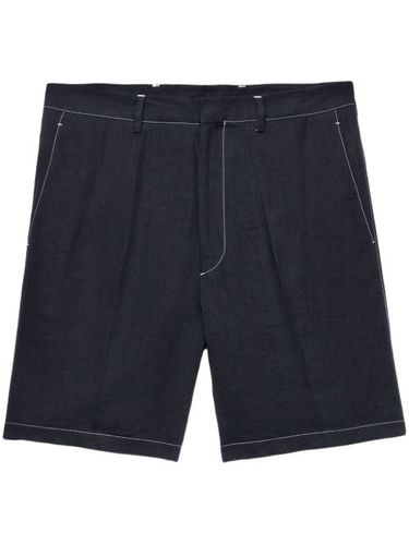 Prada bermuda à patch logo - Noir - Prada - Modalova