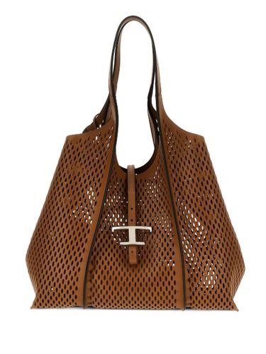 Sac porté épaule médium à plaque T Timeless - Tod's - Modalova