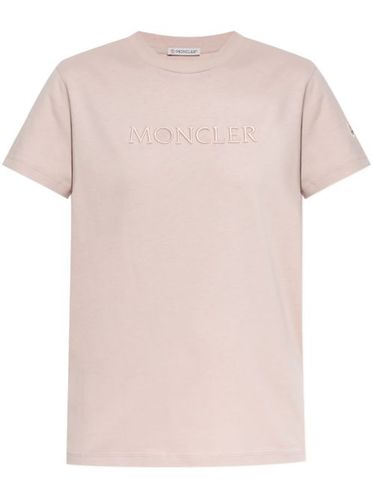 T-shirt à logo brodé - Moncler - Modalova