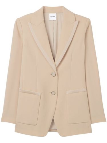 Blazer en crêpe à dos satiné - St. John - Modalova