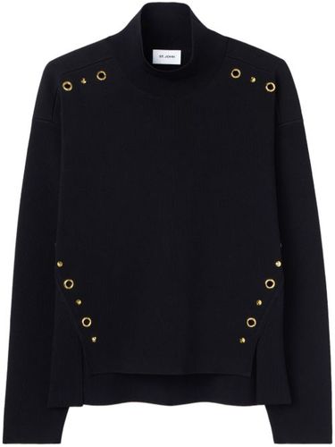 Pull à détails d’œillets - St. John - Modalova