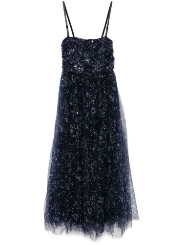 STAUD robe mi-longue Bettina - Bleu - STAUD - Modalova