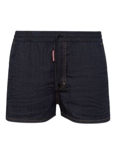 Short en jean à logo - DSQUARED2 - Modalova