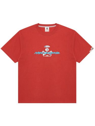 T-shirt en coton à logo imprimé - AAPE BY *A BATHING APE® - Modalova