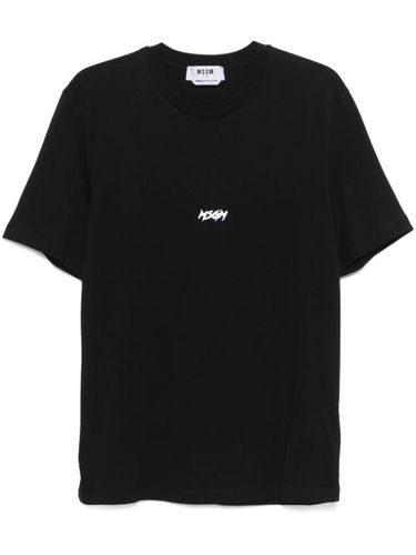 T-shirt à logo imprimé - MSGM - Modalova