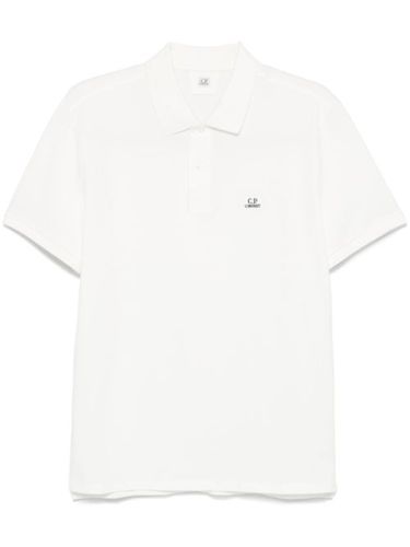 Polo à patch logo - C.P. Company - Modalova