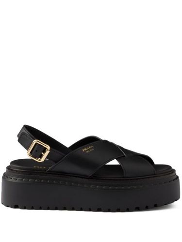 Prada sandales en cuir - Noir - Prada - Modalova