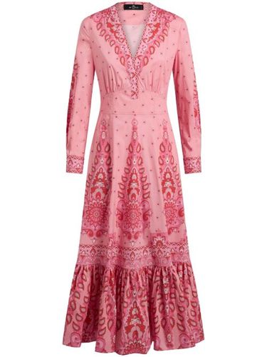 Robe imprimée à coupe mi-longue - ETRO - Modalova