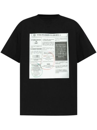 T-shirt à imprimé graphique - MM6 Maison Margiela - Modalova