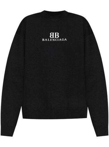 Balenciaga pull à logo - Noir - Balenciaga - Modalova