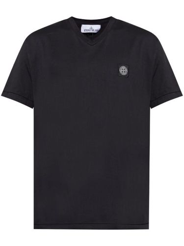 T-shirt à col v - Stone Island - Modalova