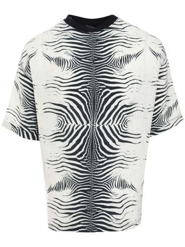 T-shirt à imprimé zébré - Roberto Cavalli - Modalova
