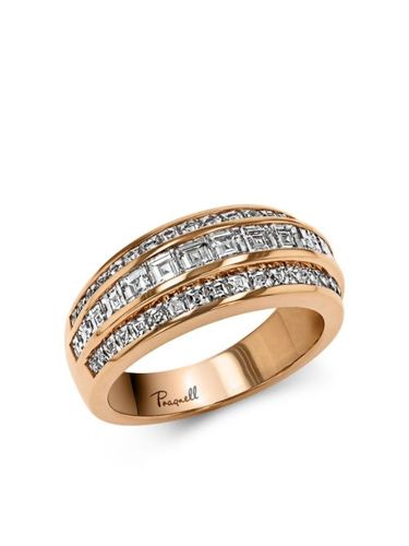 Bague Manhattan en or 18ct ornée de diamants - Pragnell - Modalova