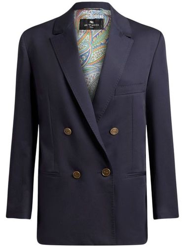 Blazer à boutonnière croisée - ETRO - Modalova