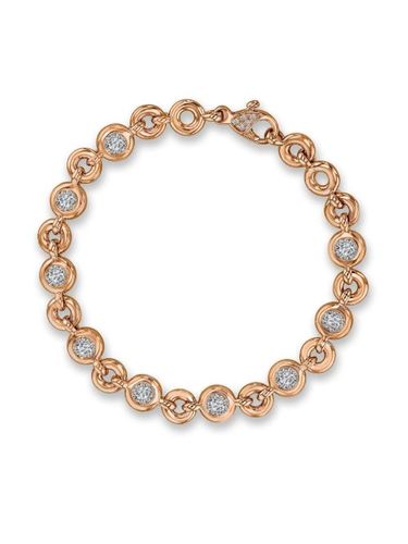Bracelet RockChain en or 18ct pavé de diamants - Pragnell - Modalova