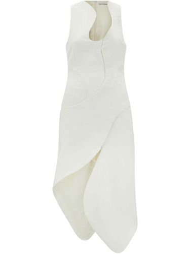 Robe mi-longue à design asymétrique - Ferragamo - Modalova