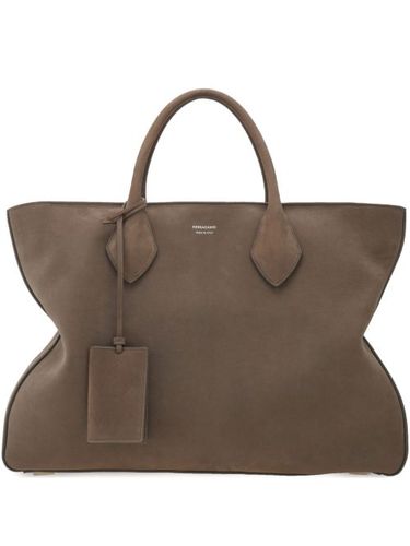 Grand sac à main en cuir - Ferragamo - Modalova