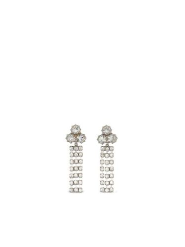 Boucles d'oreilles serties de cristaux - Jil Sander - Modalova