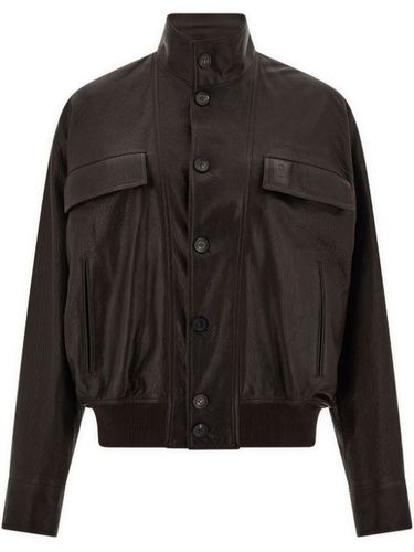 Veste de moto en cuir - Ferragamo - Modalova