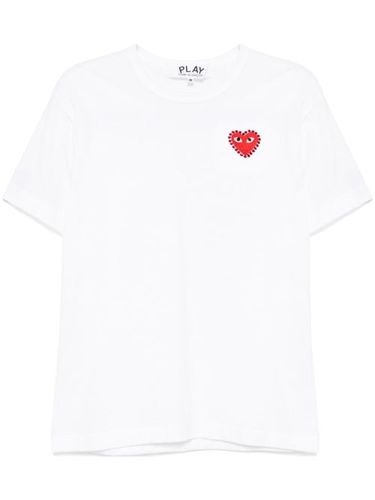 T-shirt à patch logo - Comme Des Garçons Play - Modalova
