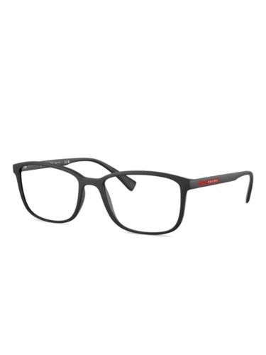 Lunettes de vue à monture carrée - Prada Linea Rossa - Modalova