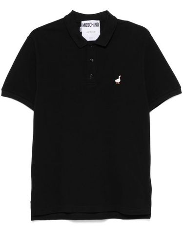 Moschino polo en coton - Noir - Moschino - Modalova