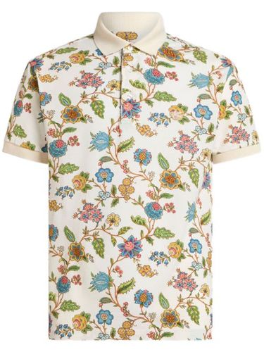 Polo à fleurs imprimées - ETRO - Modalova