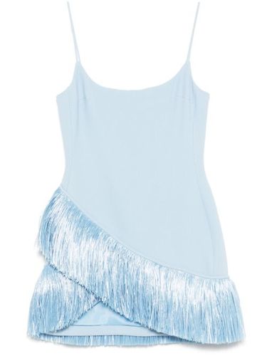 Robe courte en raphia à franges - David Koma - Modalova