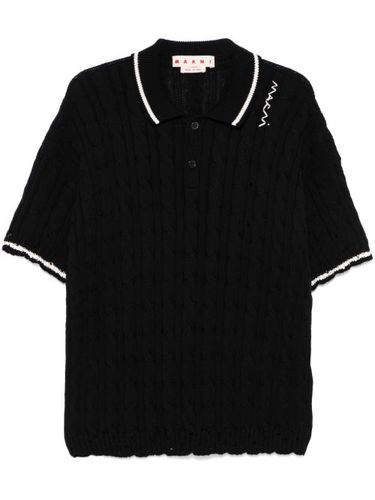 Polo en maille torsadée - Marni - Modalova