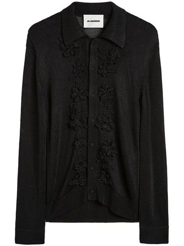 Jil Sander chemise en maille - Noir - Jil Sander - Modalova