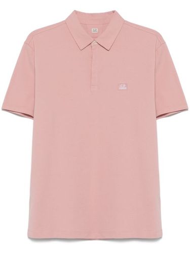 Polo à patch logo - C.P. Company - Modalova
