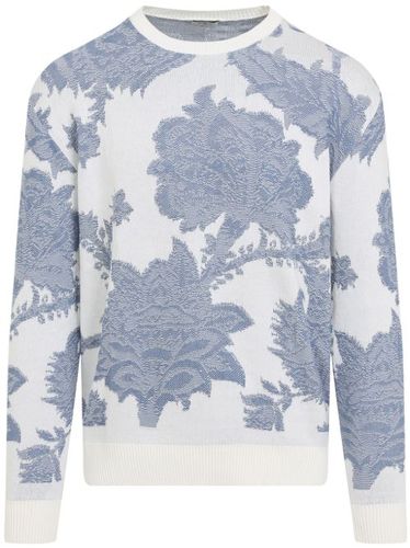Pull à fleurs en intarsia - ETRO - Modalova