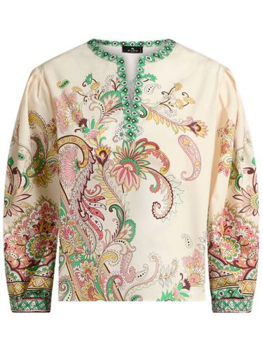 ETRO blouse en coton - Tons neutres - ETRO - Modalova