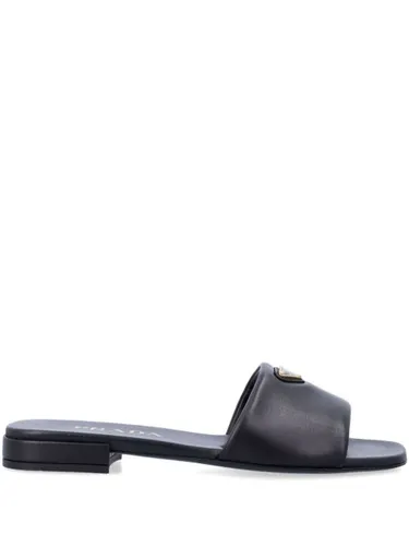 Claquettes à logo émaillé - Prada - Modalova