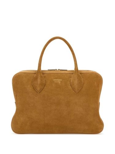 Ferragamo sac cabas Stella - Marron - Ferragamo - Modalova