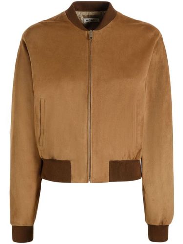 Veste bomber en daim à fermeture zippée - Bally - Modalova