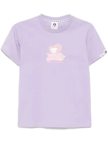 T-shirt à logo brodé - AAPE BY *A BATHING APE® - Modalova