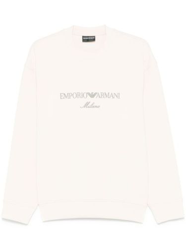 Sweat à logo brodé - Emporio Armani - Modalova