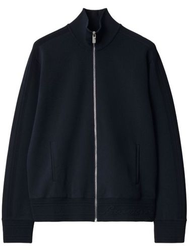 Veste zippée à logo brodé - Burberry - Modalova