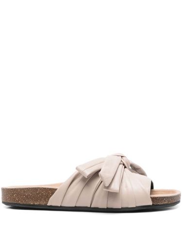 Claquettes à détail de nœud - JW Anderson - Modalova