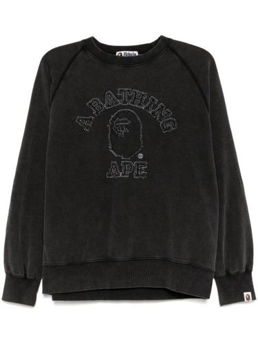 Pull zippé à patch logo - A BATHING APE® - Modalova