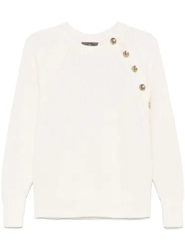 Pull en maille nervurée - Eric Bompard - Modalova