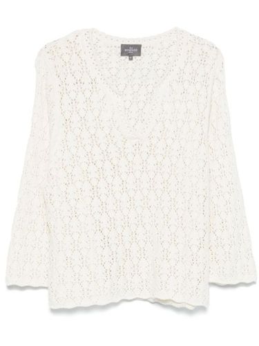 Pull en maille ajourée - Eric Bompard - Modalova