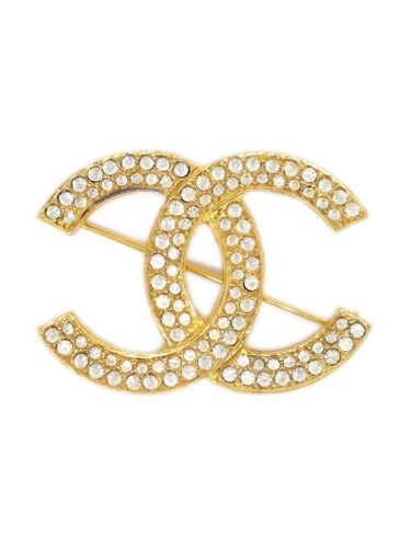Broche à strass (années 1990-2000) - CHANEL Pre-Owned - Modalova