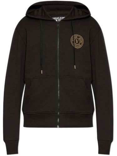 Hoodie à logo brodé - Versace Jeans Couture - Modalova