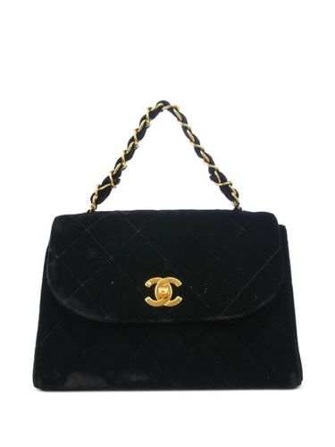 Sac à main à fermoir loquet CC (1995) - CHANEL Pre-Owned - Modalova
